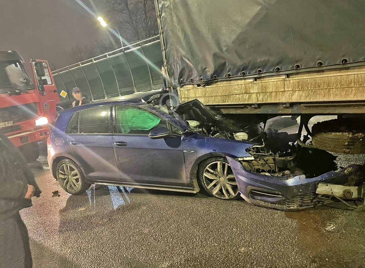 ДТП на Минском шоссе около Баковки вечером 27 января | Москва на Раёнзе