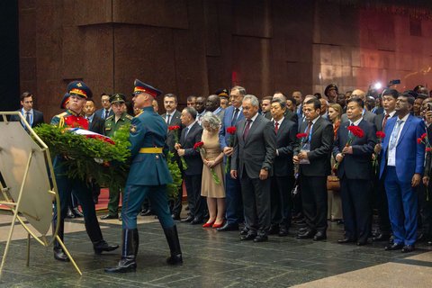 Сергей Шойгу в Музее Победы