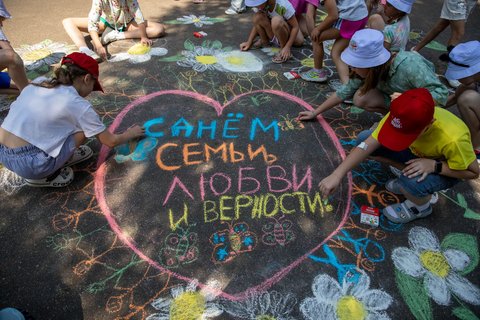 Флешмоб в Музее Победы