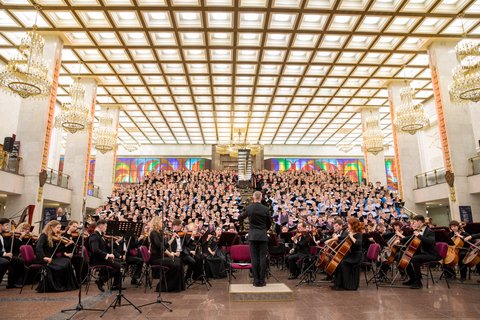 Фестиваль хоров в Музее Победы / Фото: пресс-служба Музея Победы