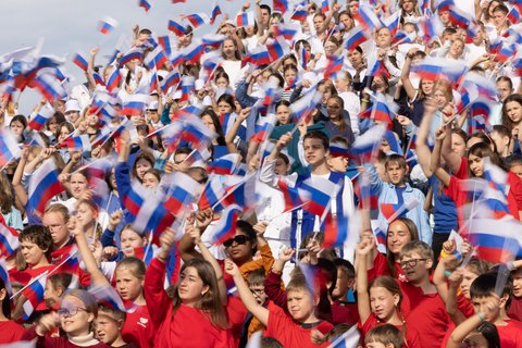 День российского флага в Музее Победы