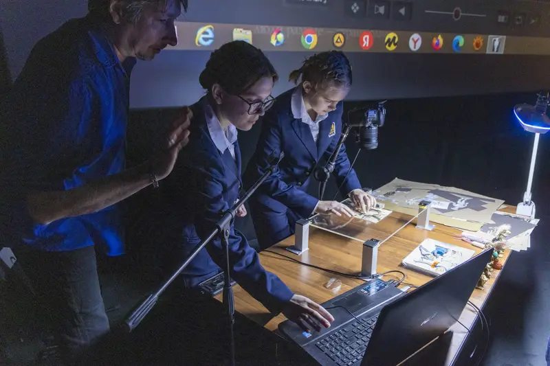 Мастер-класс по мультипликации в Музее Победы