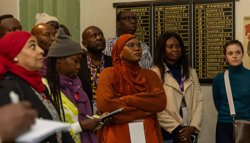 В Музее Победы африканские журналисты прониклись мужеством советского народа