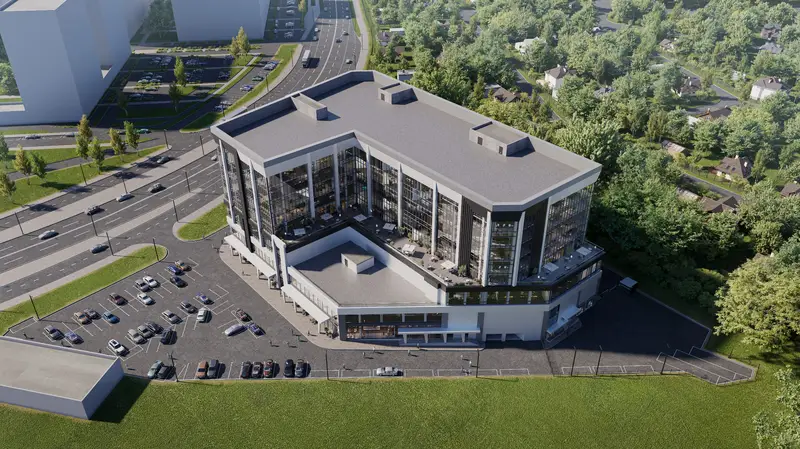 БЦ - Новые решения - Коммунарка - Анны Монаховой - вид сверху