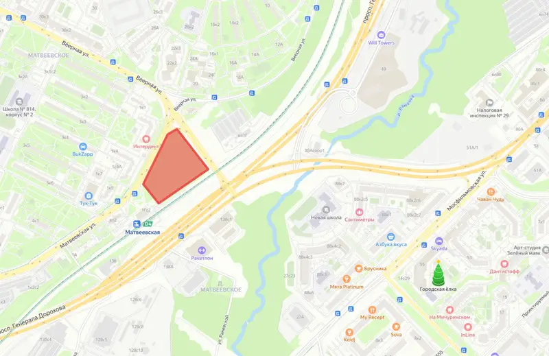 Новые офисы в районе Очаково-Матвеевское на Веерной улице