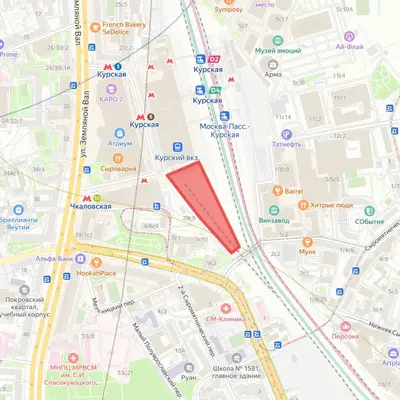 Грузовой двор Курского вокзала - жилой и деловой квартал - 2