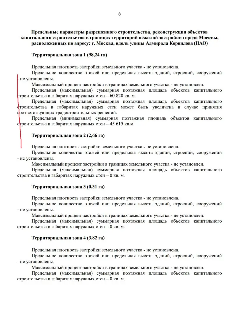 КРТ Адмирала Корнилова по территориям