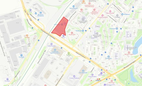 Застройка гаражей на Большой Очаковской