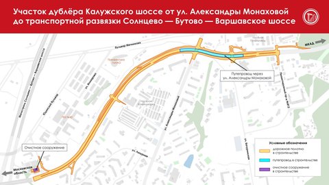 Часть второго Дублёра Калужского шоссе