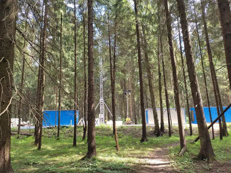 Электродепо Ильинское - вырубка леса