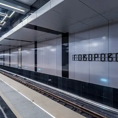 Говорово - дизайн станции - путевые стены