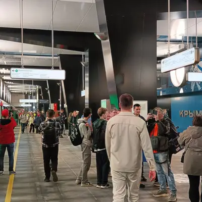 Крымская с пассажирами