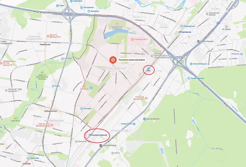 «Лось» и «Лосиноостровская» МЦД-5 так же уходят на реконструкцию