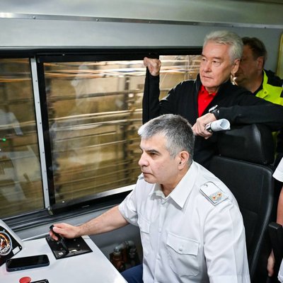 Мэр в кабине машиниста - Тех пуск Троицкой