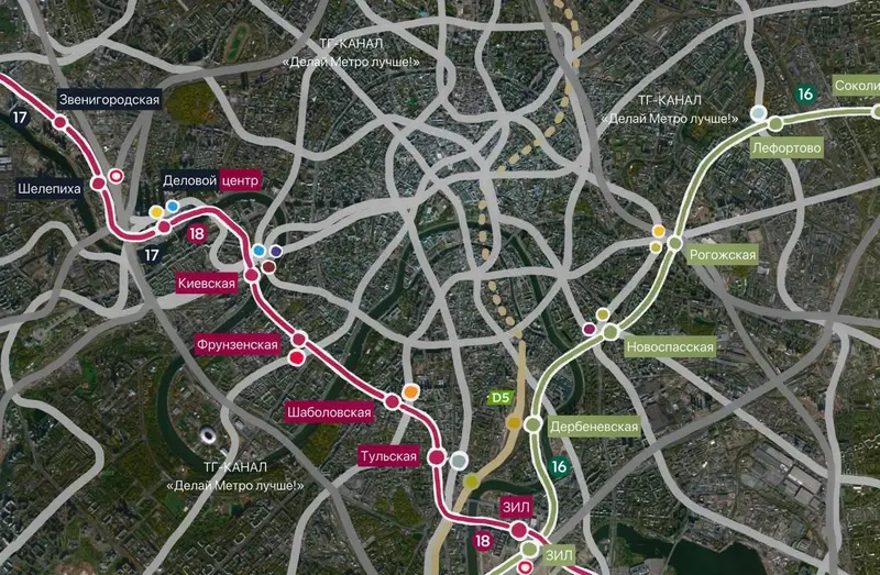 Метро 2040 - Троицко-Измайловская - Рублёво-Архангельская