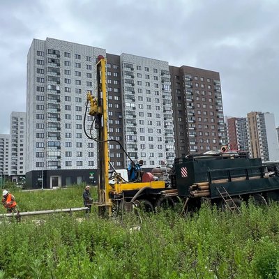 Метро Ватутинки - геологоразведочные работы - 1