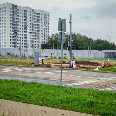 Новый светофор на ул. Эдварда Грига
