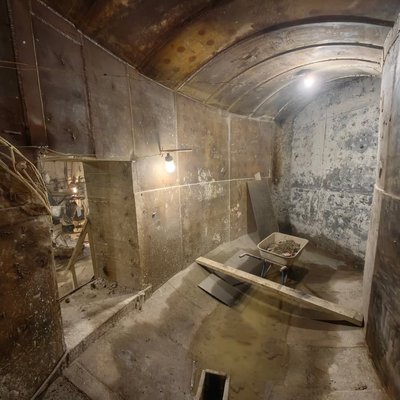 Один из пассажирских ходков - Второй вестибюль Рижская БКЛ