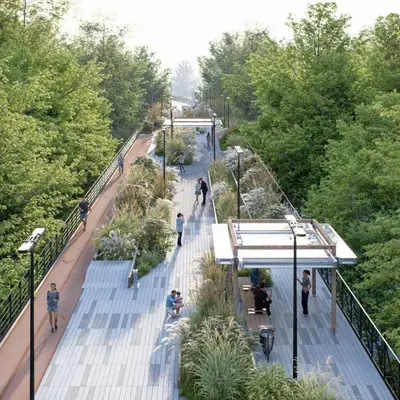 Парк на Месте монорельса - 2