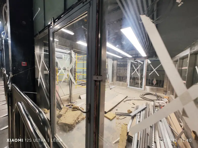 Пересадка на Академической - середина декабря - 2