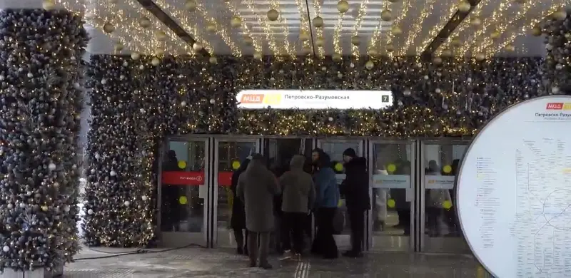 Первые пассажиры Петровско-Разумовская - МЦД-1