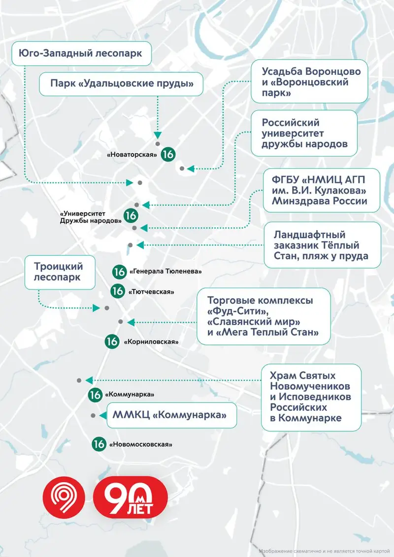 Погулять около Троицкой линии метро 2