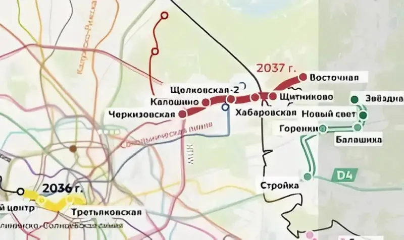 Сложнейшее продление Сокольнической линии метро в сторону посёлка Восточный