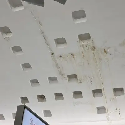 Станция Новомосковская - Троицкая линия метро - протечки через год - 4