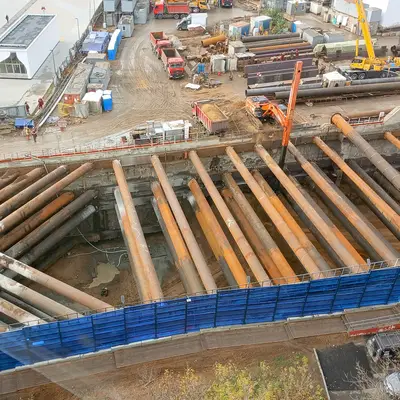 Строительная площадка - Кленовый бульвар - Бирюлевская ветка - котлаван 2