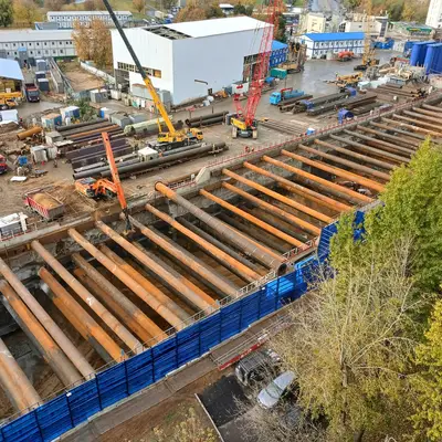 Строительная площадка - Кленовый бульвар - Бирюлевская ветка - котлаван