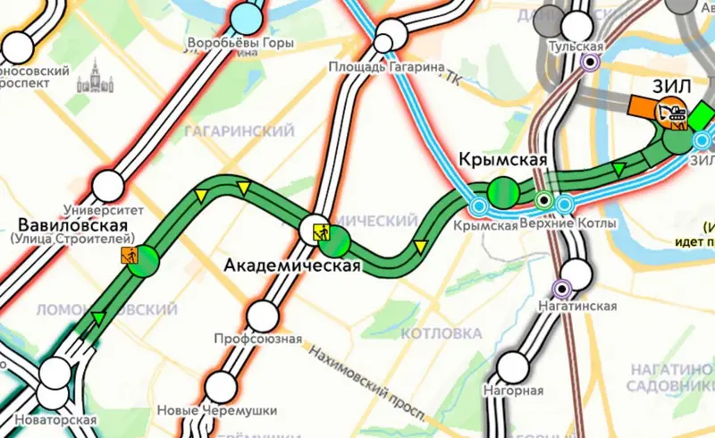 Троицкая линия - третий участок - схема РМТМ