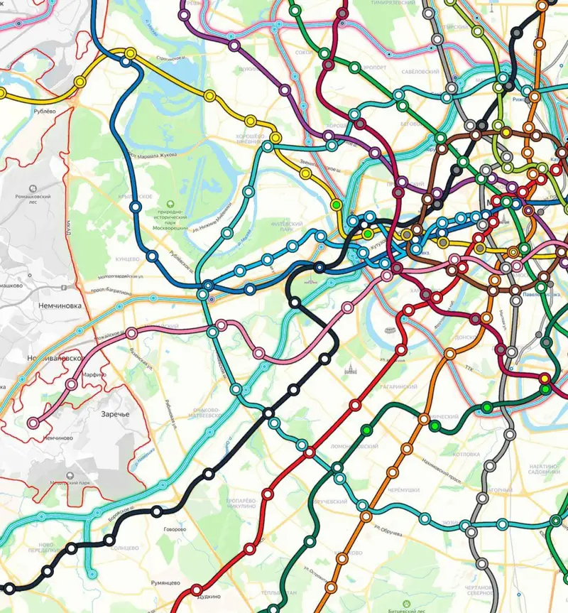 Ветка метро в Сколково - вариант РМТМ и Пост_наблюдателя - Умрихин и Матусов