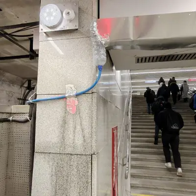 Водоотвод - станция Новомосковская - протечки - бутылка