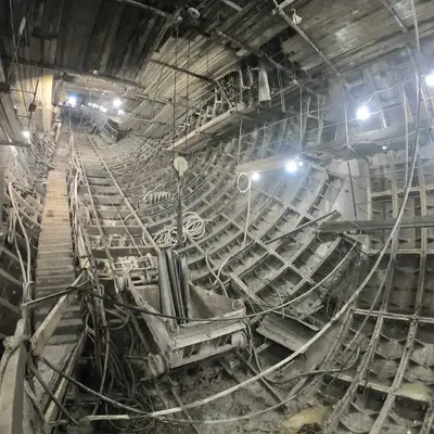 Второй выход БКЛ Рижская - стройка - спуск