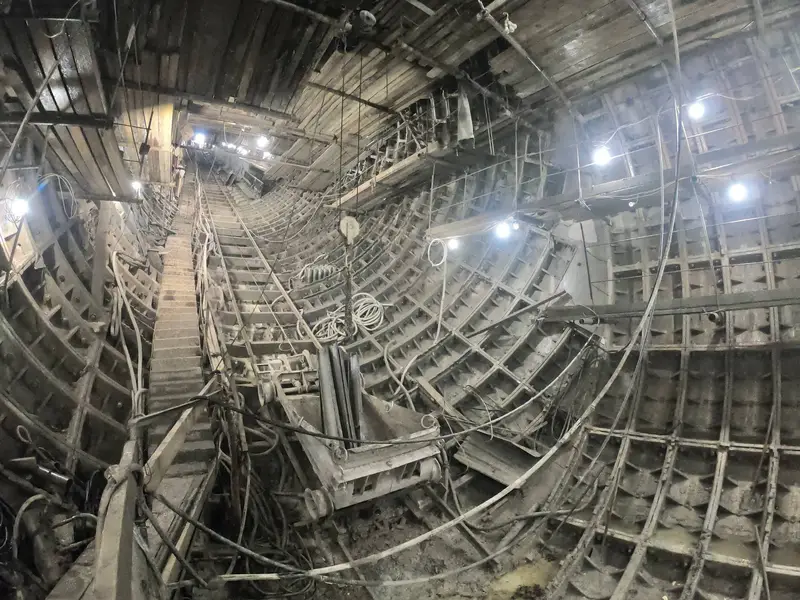 Второй выход БКЛ Рижская - стройка - спуск