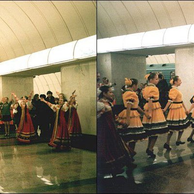 танцы в метро