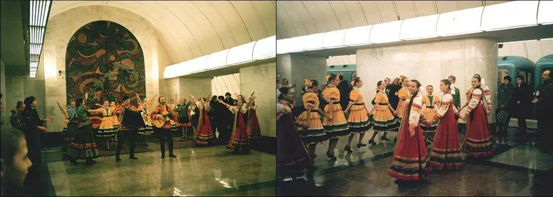 танцы в метро