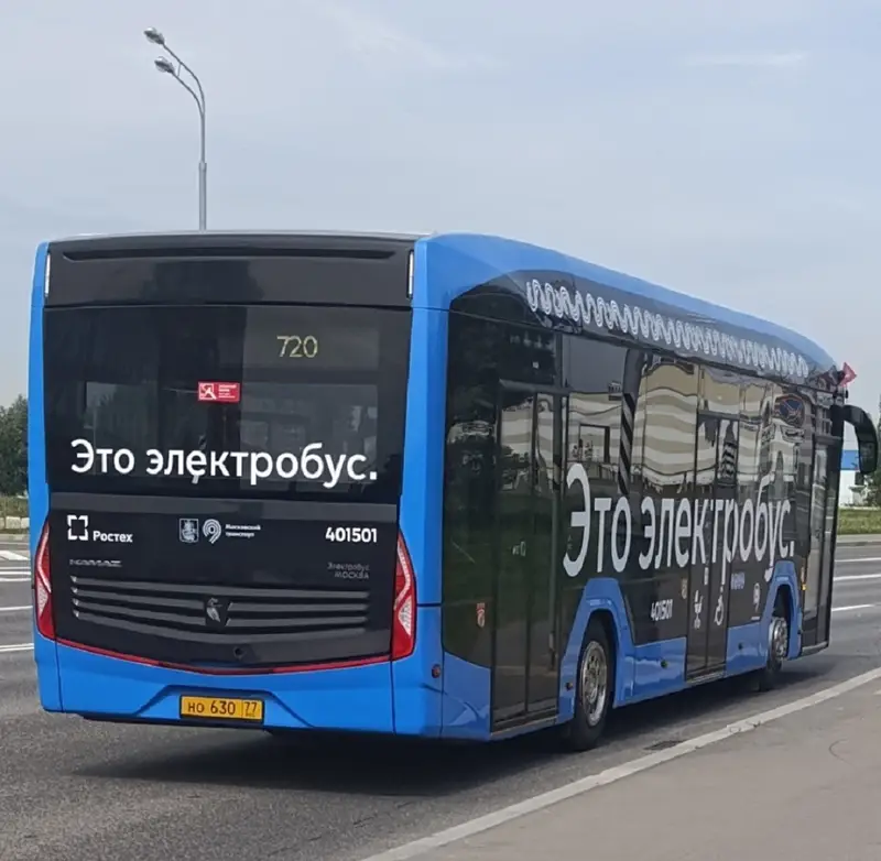 720 маршрут автобуса стал электробусным