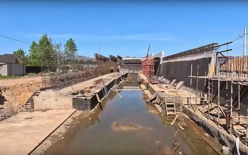 Как обстоят дела на путепроводе над МЦД-4 в Апрелевке