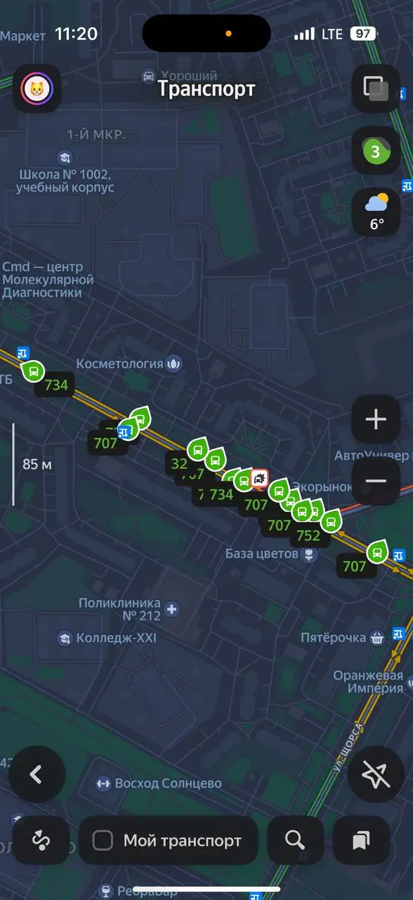 Автобусы на Солнцевском проспекте не могут проехать 4