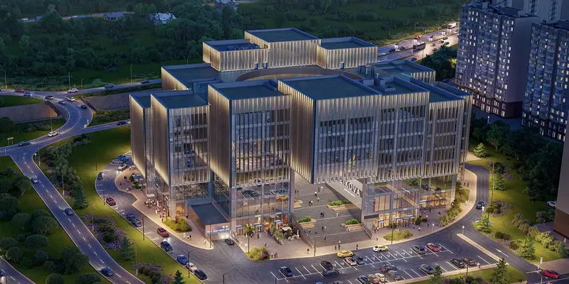 Новый рендер офисного центра «Ликова» во Внуково