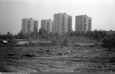 Боровское шоссе 1987 - теперь нет деревни Терешково