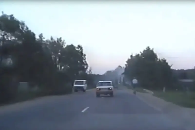 Ново-Переделкино 1997 года: поездка на автомобиле из Рассказовки на ул. Шолохова