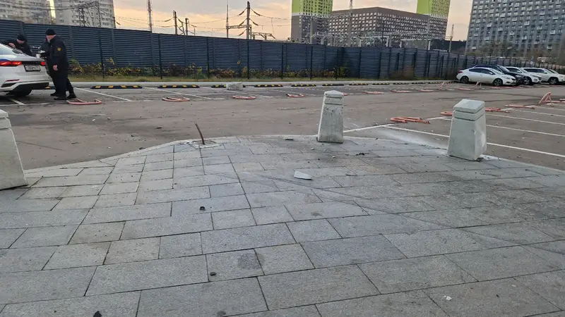 ДТП Говорово - забор - Мазда - 24 октября - столбик