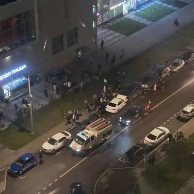 ДТП Солнцево Парк 26 октября - припаркованные