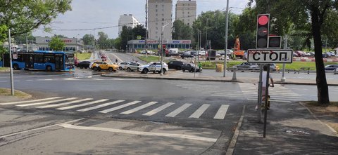 ДТП на Боровке с ДПС