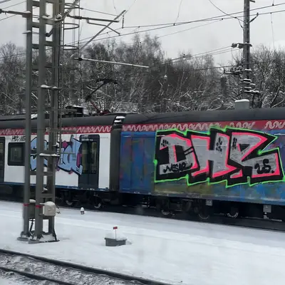 Иволга ЭГЭ2Тв-027 - разукрашенная вандалами - 3