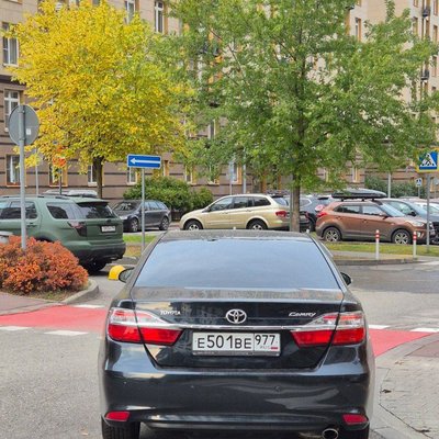 Камри разбитая в ЖК Рассказово