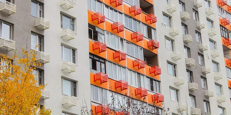 Капитальный ремонт фасадов - Скульптора Мухиной - Городское хозяйство