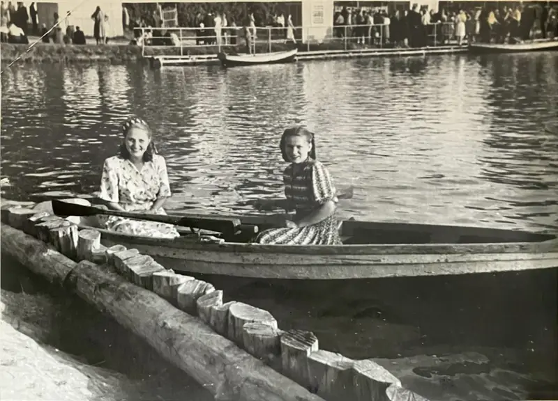 Лодочная станция - Мещерский пруд - 1952 год - Солнцево которого больше нет
